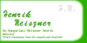 henrik meiszner business card